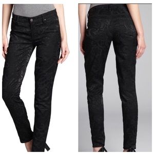 Genetic Denim Shane Black Lace Pant